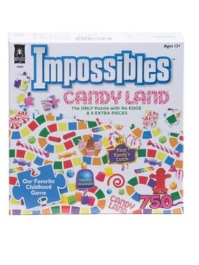 Hasbro Candy Land Impossibles 750 pc. Jigsaw Puzzle (NWT)